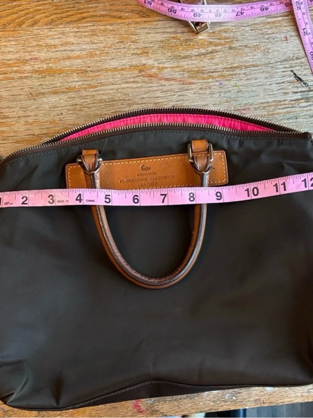 Dooney & Bourke structured nylon